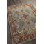 Tapis oriental Serapi en laine bleu clair, touffeté à la main Bartz Authentic-19940049