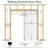 32"x80" Flat 1-Panel Smooth White Primed Molded Hollow Core Sliding Pocket Door with Soft Closet Pocket Door Frame Kits and Stain Nickel Privacy Latch-118663009