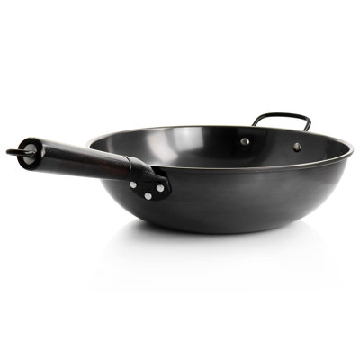 Gibson Home 13'' Carbon Steel Wok