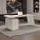 Bureau moderne minimaliste avec tiroir à peinture mat