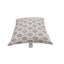 Housse de coussin et insert Ardsley Liza en blanc / brun clair / bleu-235408465