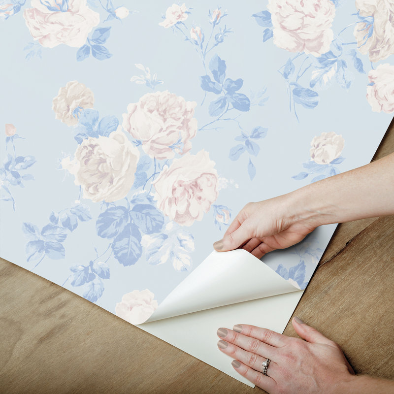 Papier peint Everblooming Rosettes Whisper