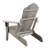 Henninger Plastic Folding Adirondack Chair-957345615