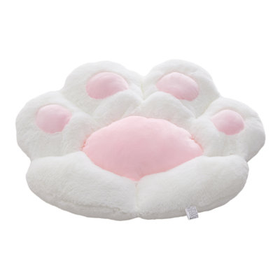 Reversible Plush Cat Paw Seat Cushion