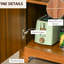 Armoire à vin 6 bouteilles - Buffet avec tiroir et porte-verre, tiroir brun