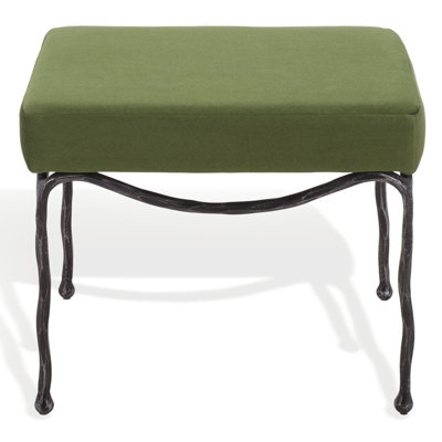 Wyat Lacarla Metal Legs Ottoman