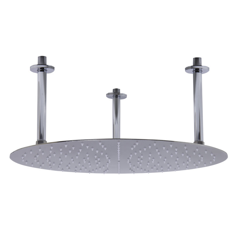 Tête de douche rain, Acier inoxydable brossé