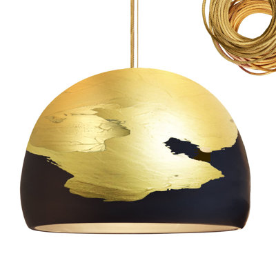 Luminaire suspendu en dome à 1 lumière