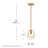 Hinkley Somerset Convertible Semi-Flush Mount Light - G40 Bulb in Photos (not included)-108493410