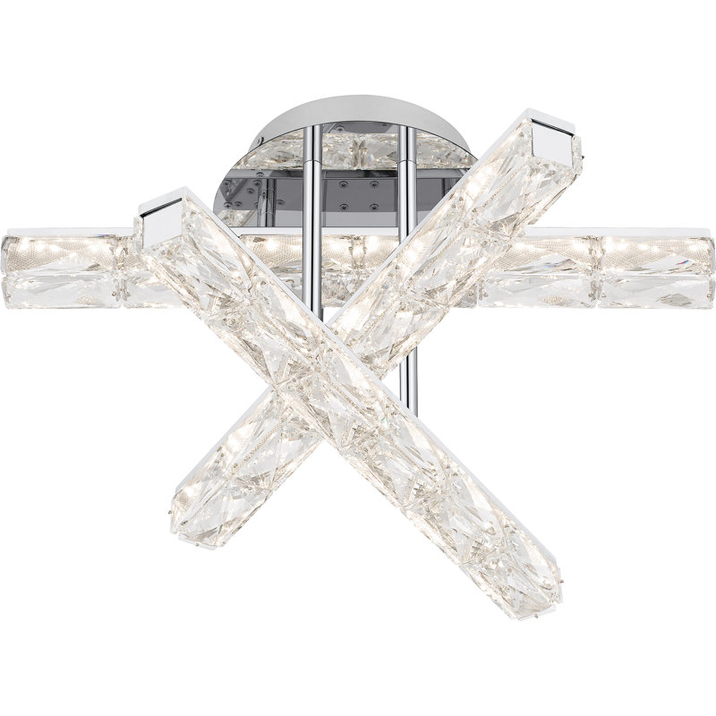 Astyn Glass LED Semi Flush Mount