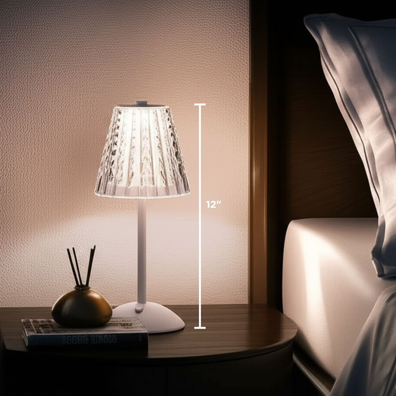 Lampe de table Abbott Trilite, Blanc