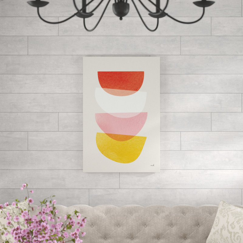 Balance II Warm - Wrapped Canvas Print, 91cm H x 61cm W