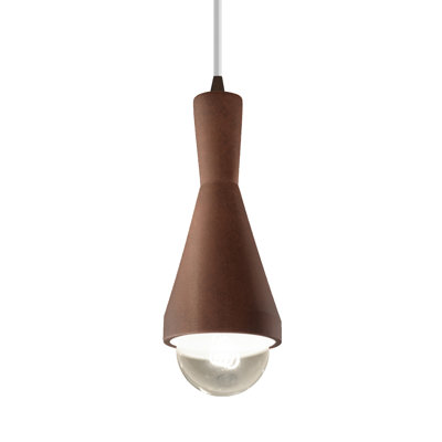 Luminaire suspendu 1 lumière avec détails en métal Breeona