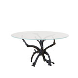 Round Glass Dining Table