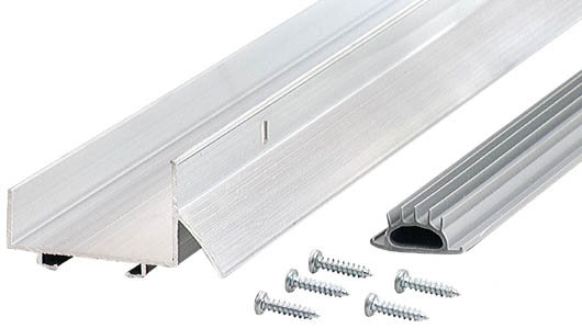 Drip Cap Door  Sweep, Aluminum