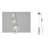Transitional 3 Light LED Crystal Cylinder Pendant