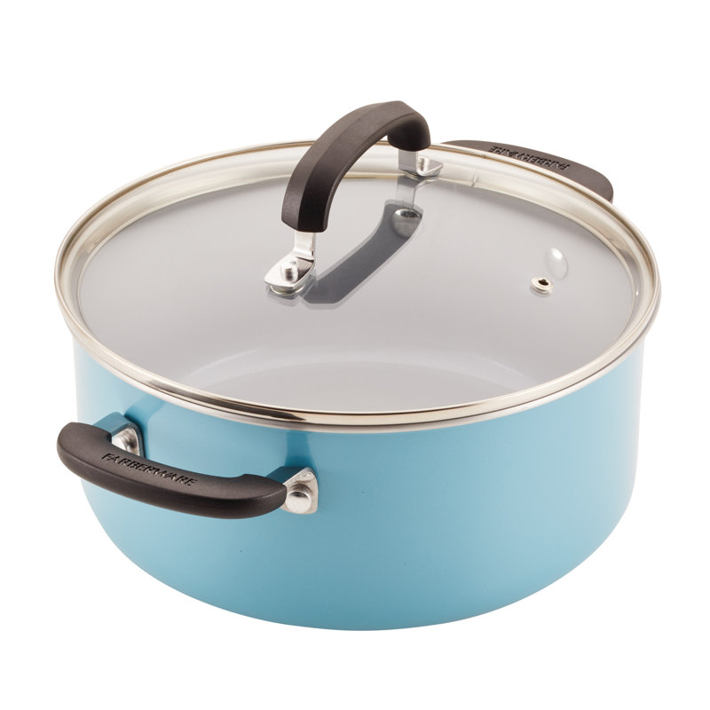 Eco Advantage 13-Piece Turquoise Aluminum Nonstick Cookware Set
