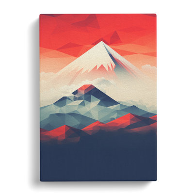 Mount Fuji Geometric - No Frame Print