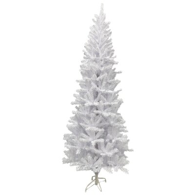 Northlight 7.5' Pencil White Georgian Pine Artificial Christmas Tree ...