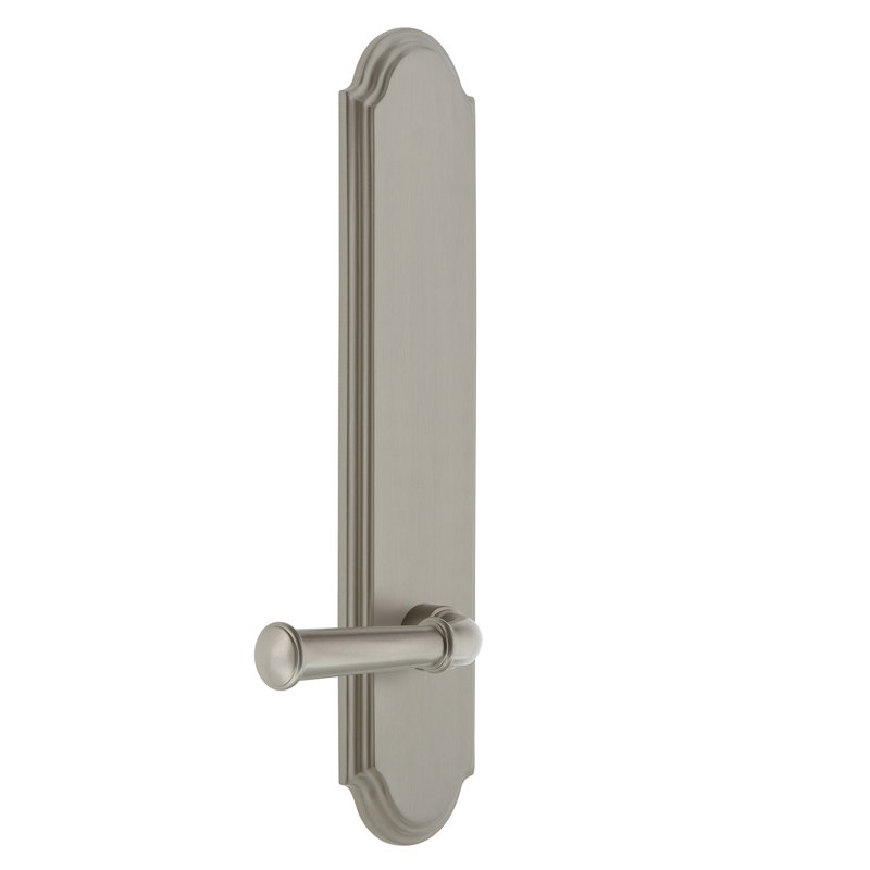 Grand mannequin Grandeur Arc Grand avec levier Georgetown, Nickel satiné, Droitier