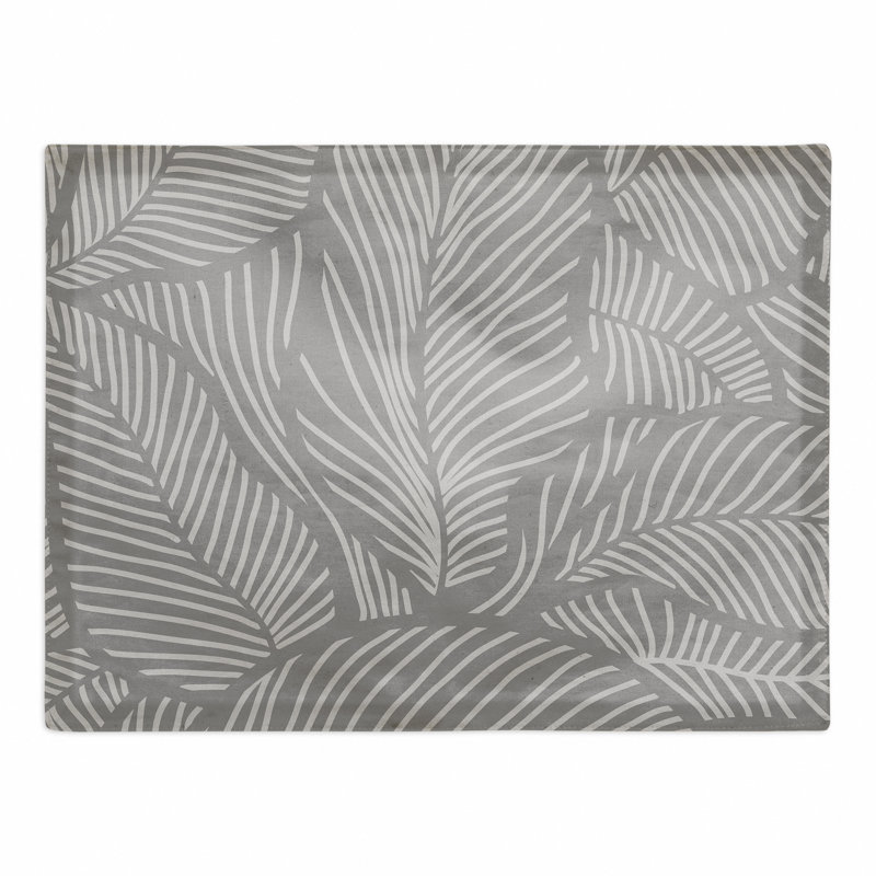 Napperon Dense Leaves 2, gris