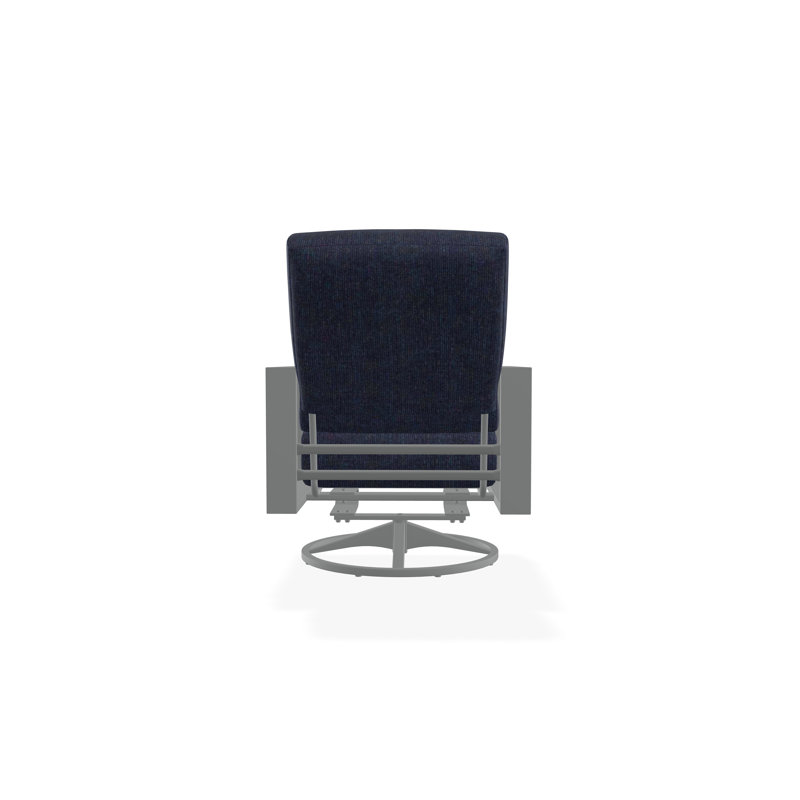 Chaise berçante pivotante Larssen, Graphite, Spectre indigo Sunbrella®