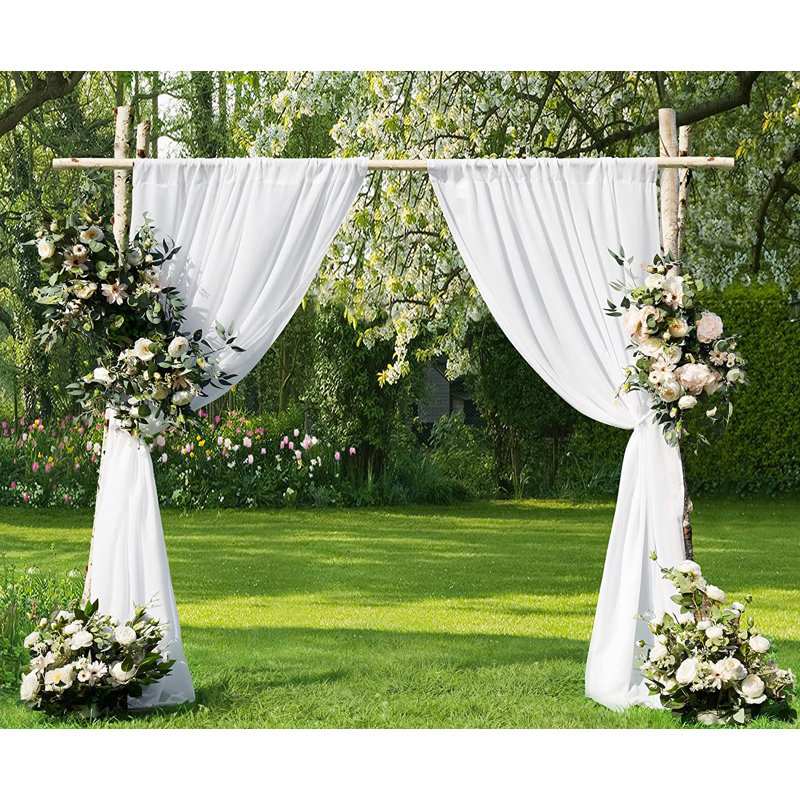 Rideaux en toile de fond Wendy, H 120 po x l 54 po x P 0,1 po