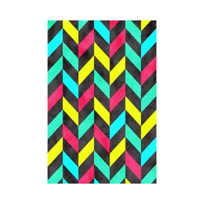 Psychedelic Chevron by Diego Tirigall - Wrapped Canvas Print