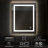 Lyra LED Lighted Bathroom Mirror with Defogger – Wall-Mounted Vanity Mirror with Adjustable Brightness & Color Temperature-57343202