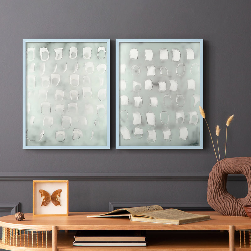 Série ABSTRACT DCCL XXVII - Reproduction encadrée de qualité supérieure - prête à être accrochée - aucun clou requis - aucun clou requis