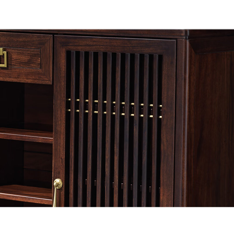 Chinese style living room home shoe cabinet