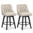 Counter Stool,360 Free Swivel Upholstered Bar Stool With Back-Set Of 2-1846718791-1846718842