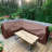 Patio V-Shape Sectional Cover 100'' x 100'', Heavy-Duty All-Weather Patio Funiture Cover,-1925186451