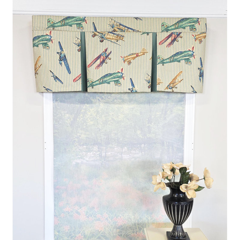 RLF Home Air Show Pleated Valance