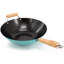 Wok en acier au carbone antiadhésif de 14 po avec poignée en bois Martha Stewart Everyday Clarkston