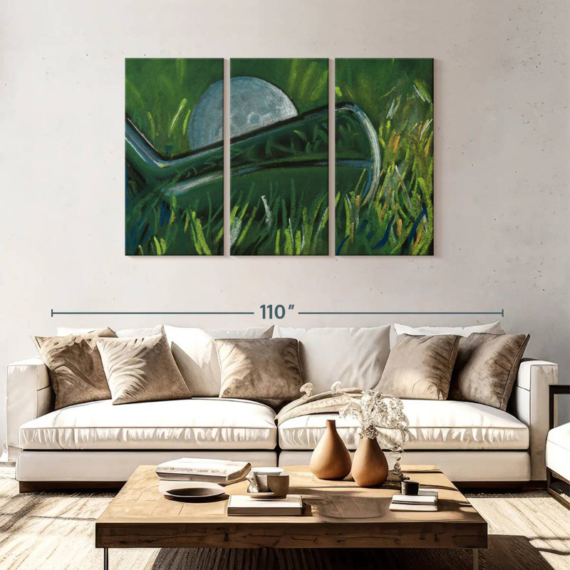Senne Tee Time I, 48" H x 74" W