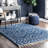 Armaghan Southwestern Blue Area Rug-497930002