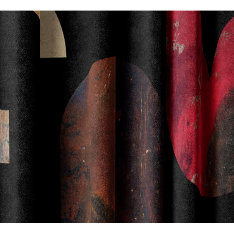 Velvet Blackout Curtain Panel Pair, 148cm Width x 300cm Drop