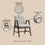 Fauteuil de salle à manger rembourré Stella-1374792304