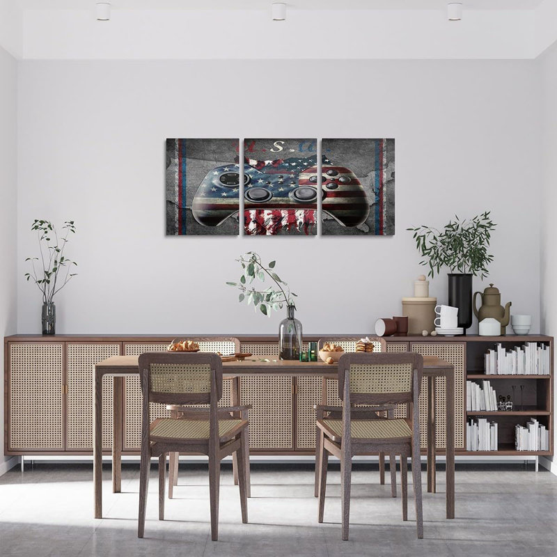 3 Piece Wrapped Canvas Wall Art