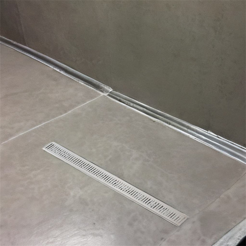 Drain de douche 36 po, Nickel brossé