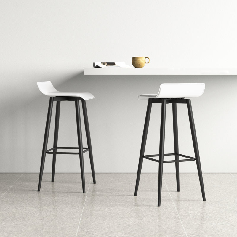 Tabouret de bar Vannatta, Blanc