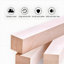Canapé 86,61 po de luxe moderne à 3 places, structure en bois massif avec surfaces en cuir huilé ciré