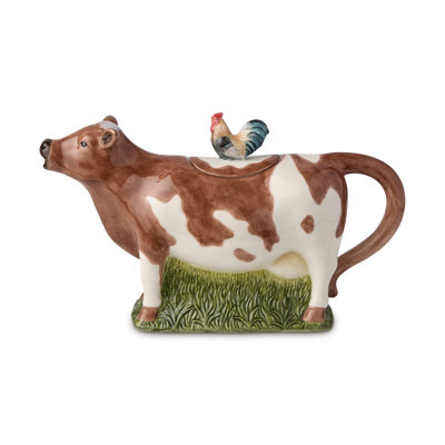 Théière en vache Vintage Farm 3D