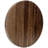 Arooj Round Solid Walnut Serving Tray-1763482788