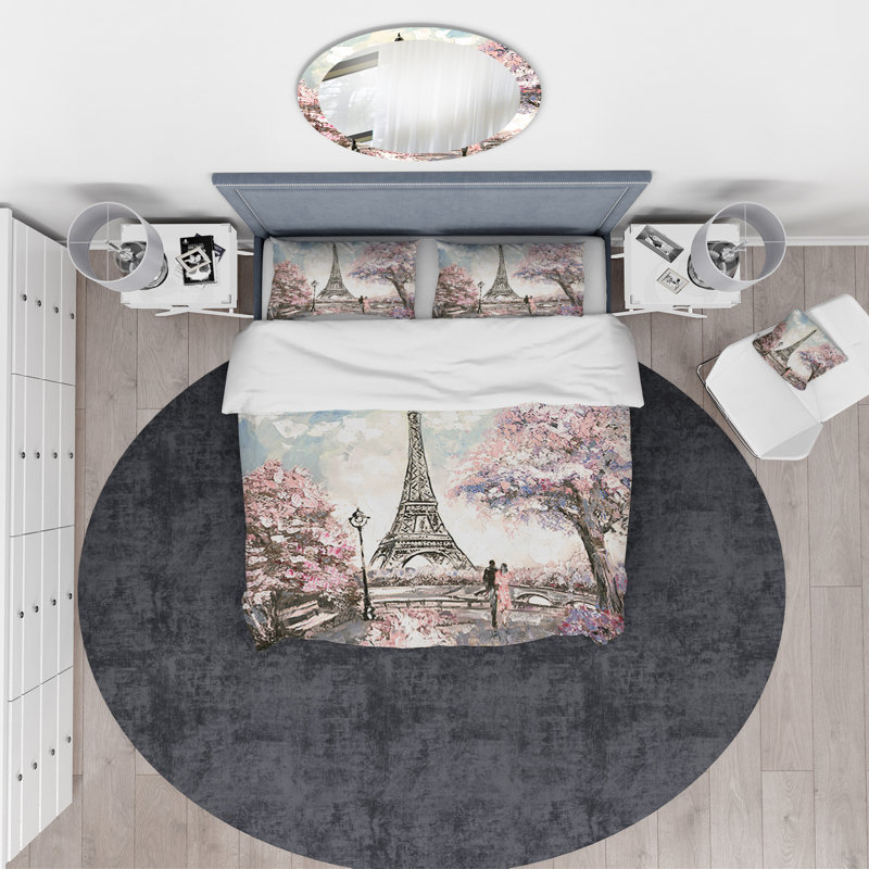 Ensemble de housse de couette global inspiration, Housse de couette très grand + 2 taies décoratives