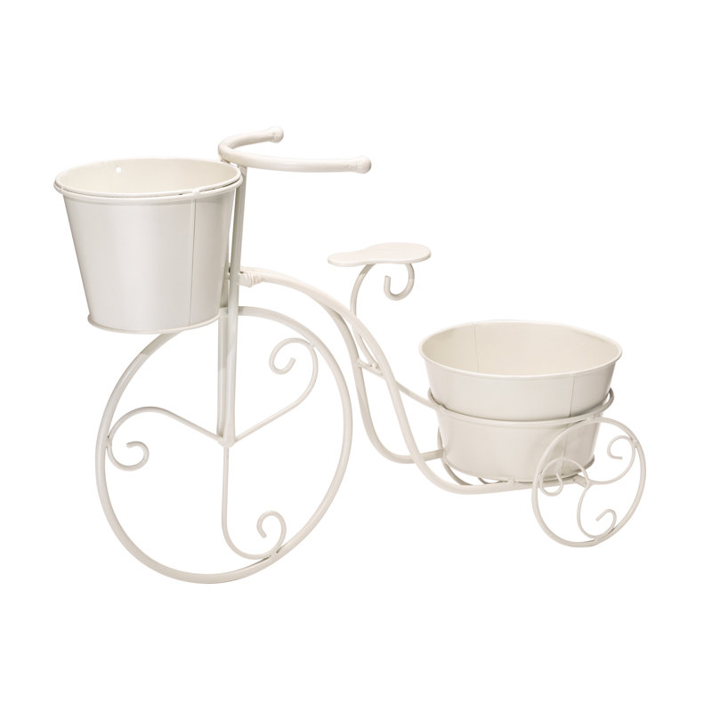 Support pour plante Marshburn, Blanc