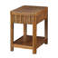 Table de bout en bois de noyer 25 po Valen-1342352884