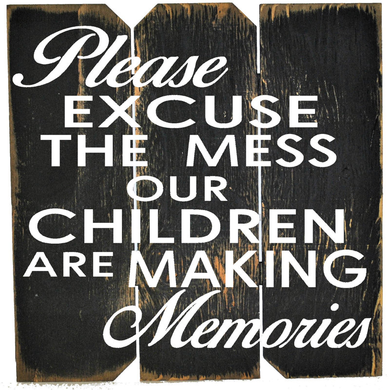 Wall Decor on Wood, Black