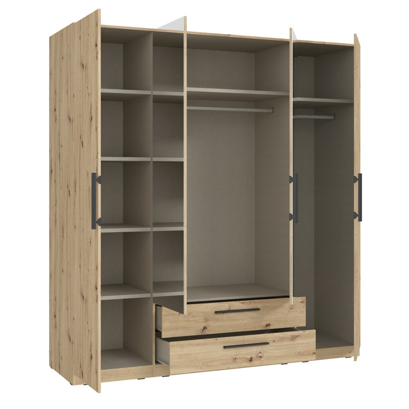 Ruti Manufactured Wood Wardrobe